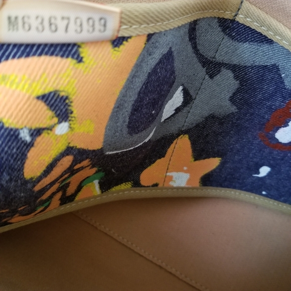 Dooney & Bourke Denim Grafitti Splatter Shoulder Bag - Picture 11 of 16